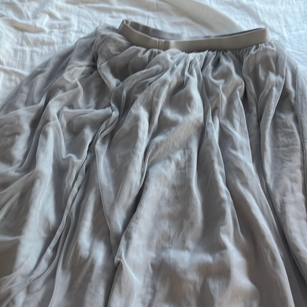 Uniqlo double-sided sash/slip long dress